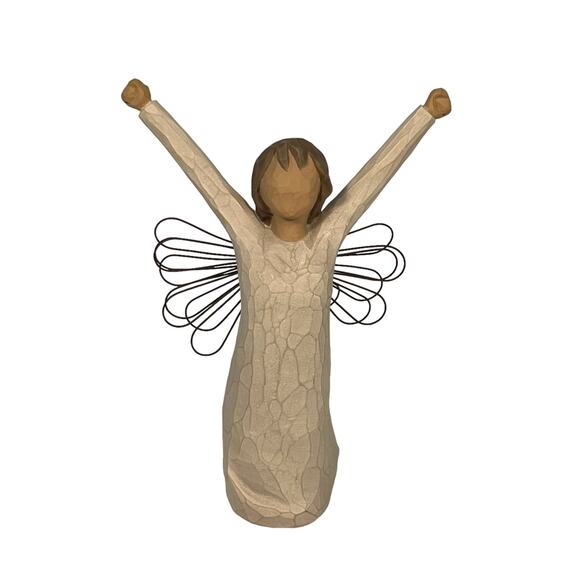 Willow Tree Courage Angel Hand Painted Carved Resin Figurine Figure Susan Lordi - Picture 1 of 7